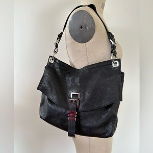 Michael Kors Black Leather Shoulder Bag